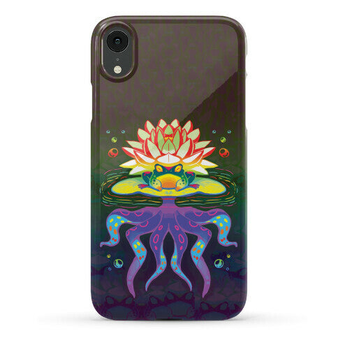 Psychedelic Lily Frog Phone Case